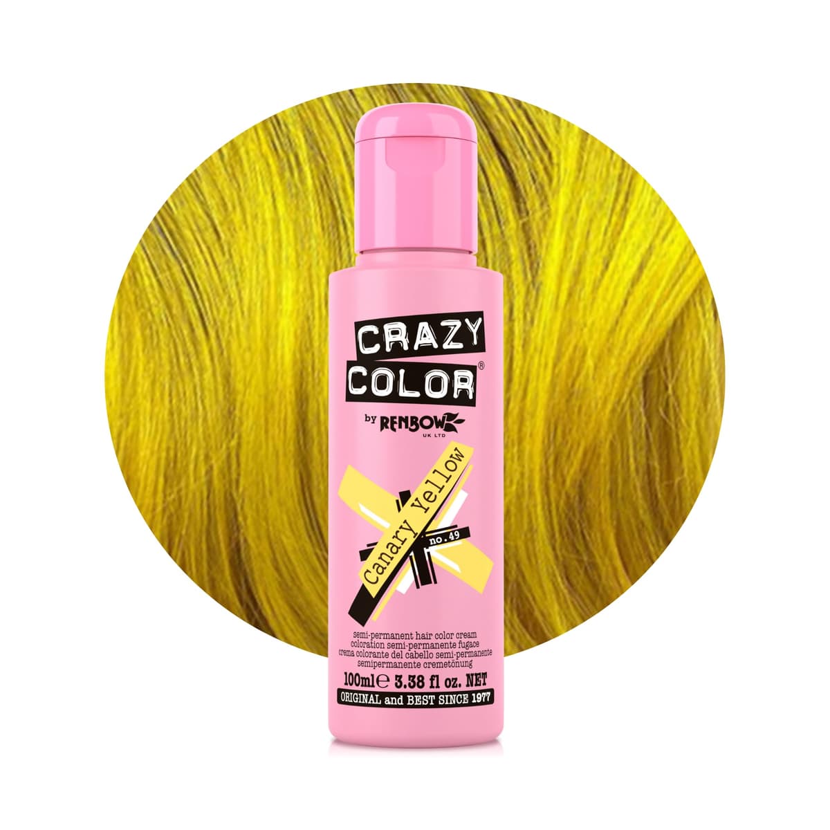 Crazy Color Vibrant Candy Floss Semi-Permanent Hair Dye. Highly Pigmented Pastel Pink Conditioning & Oil Nourishing Vegan Formula | No Bleach or Ammonia | 100ml — view 13