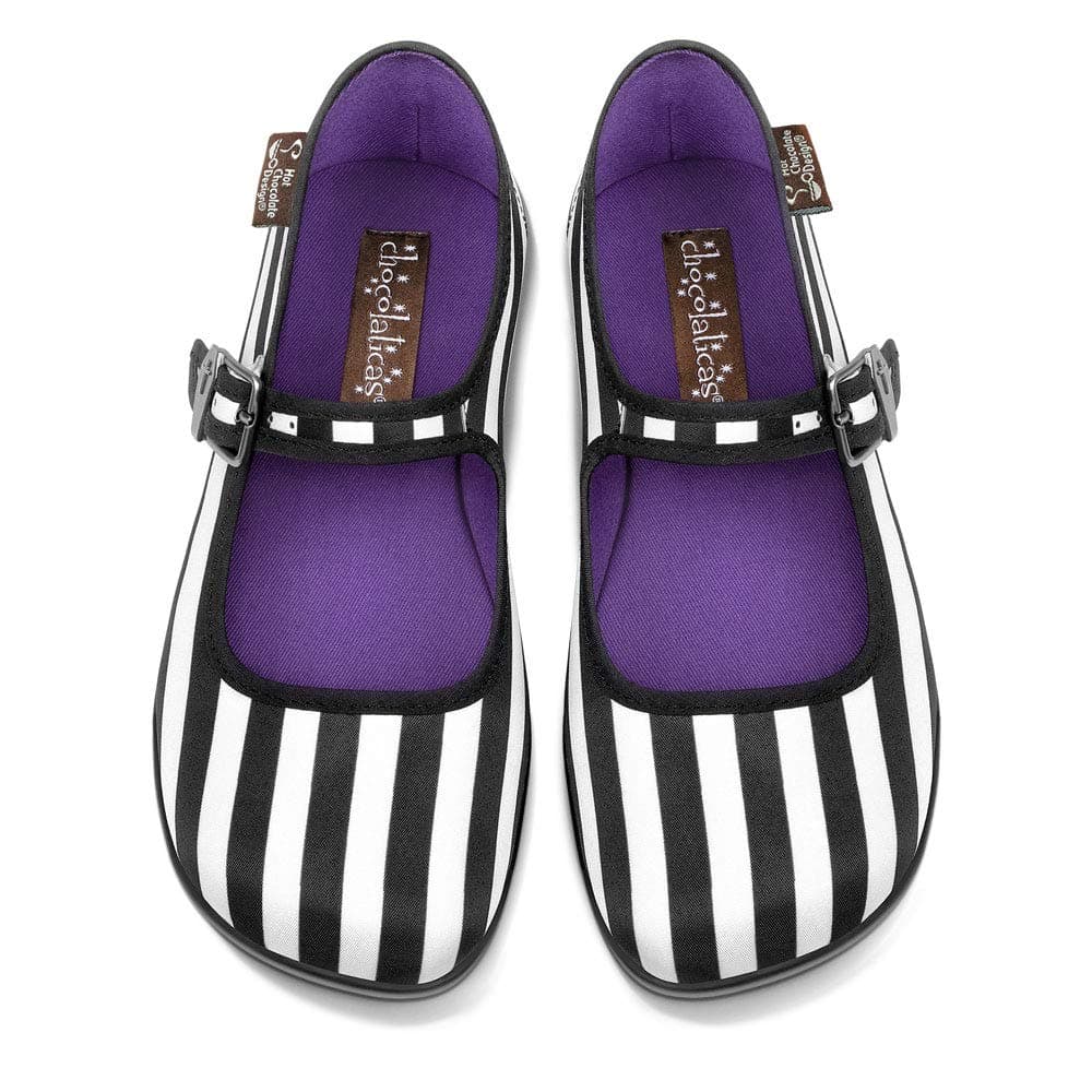 Hot Chocolate Design Chocolaticas Funky Canvas Women's Mary Jane Flat Shoes — view 119