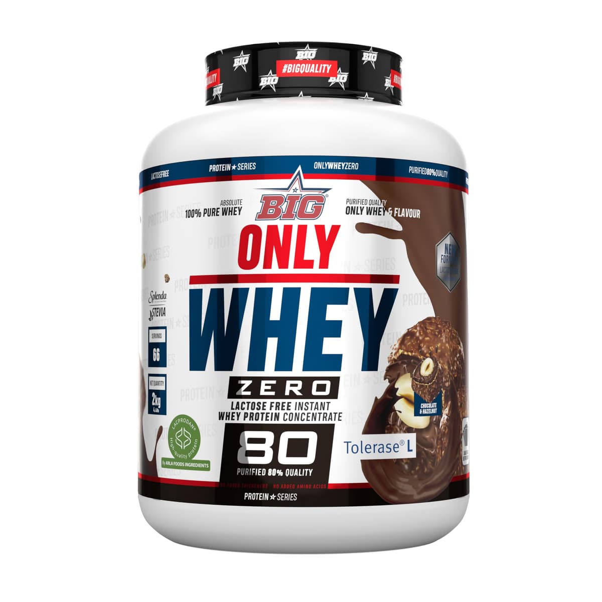 BIG - Proteinas Whey - Proteina en Polvo para Desarrollo de Masa Muscular y Recuperación - Materia Prima Premium - Whey Protein Sin Lactosa, Sin Azúcar, Sin Grumos (1Kg, Cacaolat) — view 49