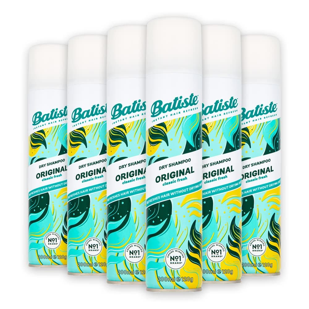 Batiste Dry Shampoo Original 200ml, Fresh & Clean Fragrance, No Rinse Spray to Refresh Hair in Between Washes — view 3