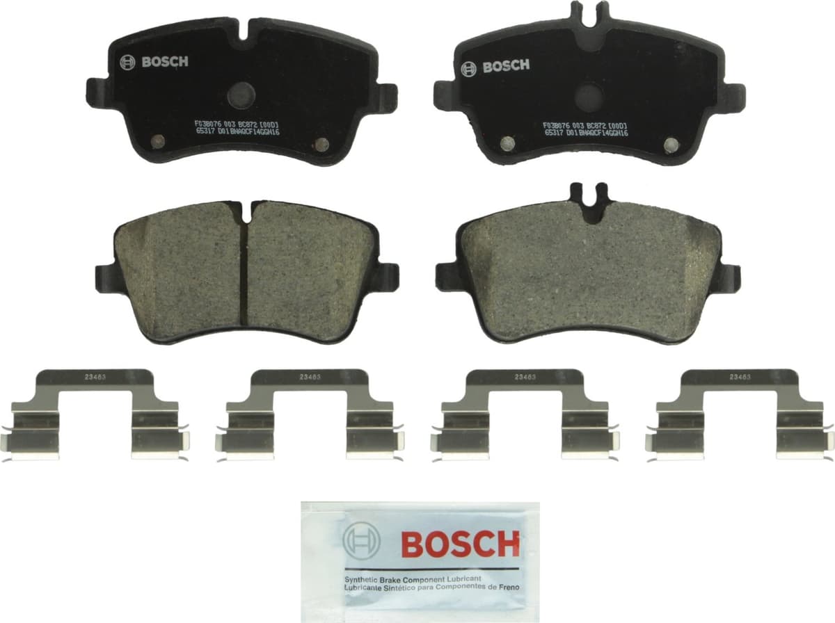 Bosch BC914 QuietCast Premium Ceramic Disc Brake Pad Set For: Acura ILX; Honda Accord, Civic, CR-V, Element, Fit, Front — view 23