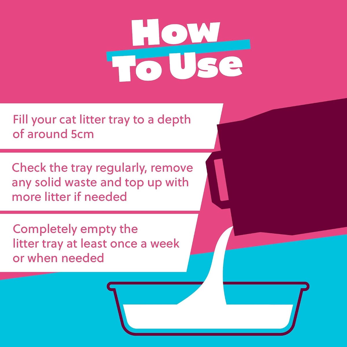 Felight | Non-Clumping Cat Litter with Antibacterial Silverfresh Technology | Prevents Odours for up to 10 Days | Made in the — view 5