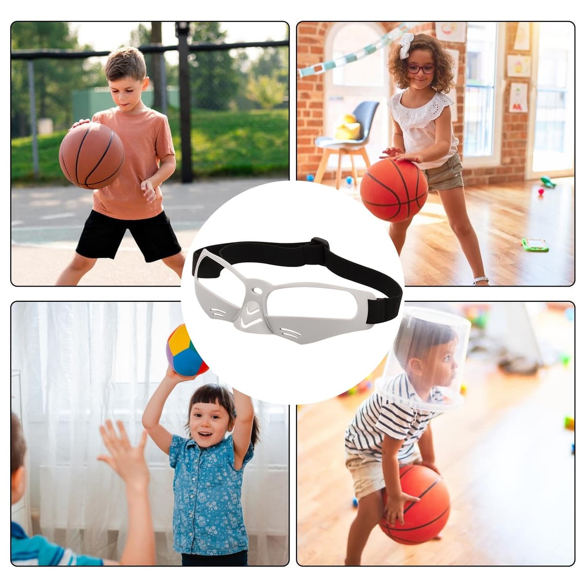 Naqqios Gafas de Baloncesto - Gafas De Dribling Para Baloncesto | Accesorios Deportivos Antigolpes para Práctica de Jugadores — view 5