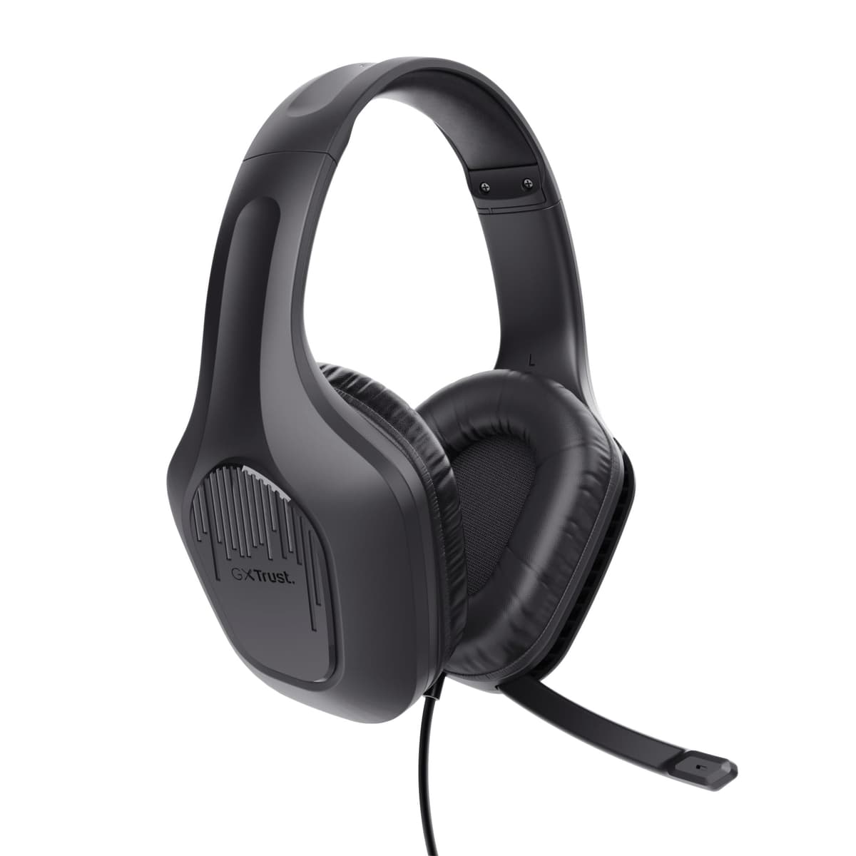 418 Rayne Lightweight Gaming Headset for PC Xbox PS4 PS5 Switch Mobile, 50mm Drivers, 3.5mm Connection, Foldable Microphone, 2m Over-Ear Wired Headphones, Black — view 10
