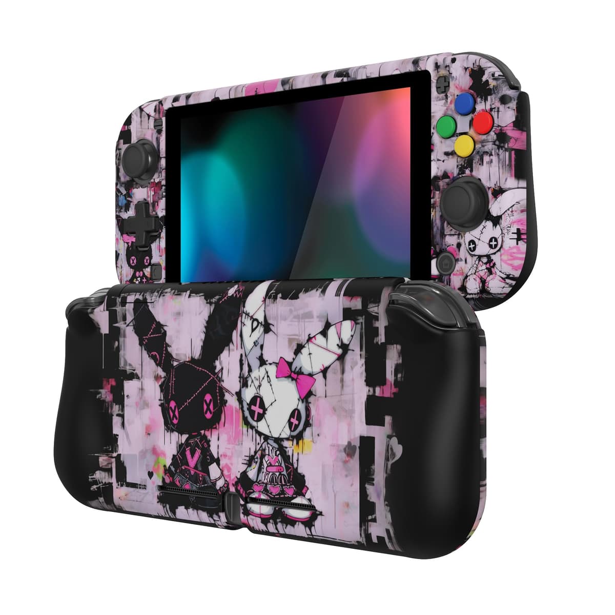 playvital ZealProtect Protective Case for Nintendo Switch Lite, Hard Shell Grip Cover for Nintendo Switch Lite w/Screen Protector & Thumb Grip Caps & Button Caps - Antique Yellow — view 54