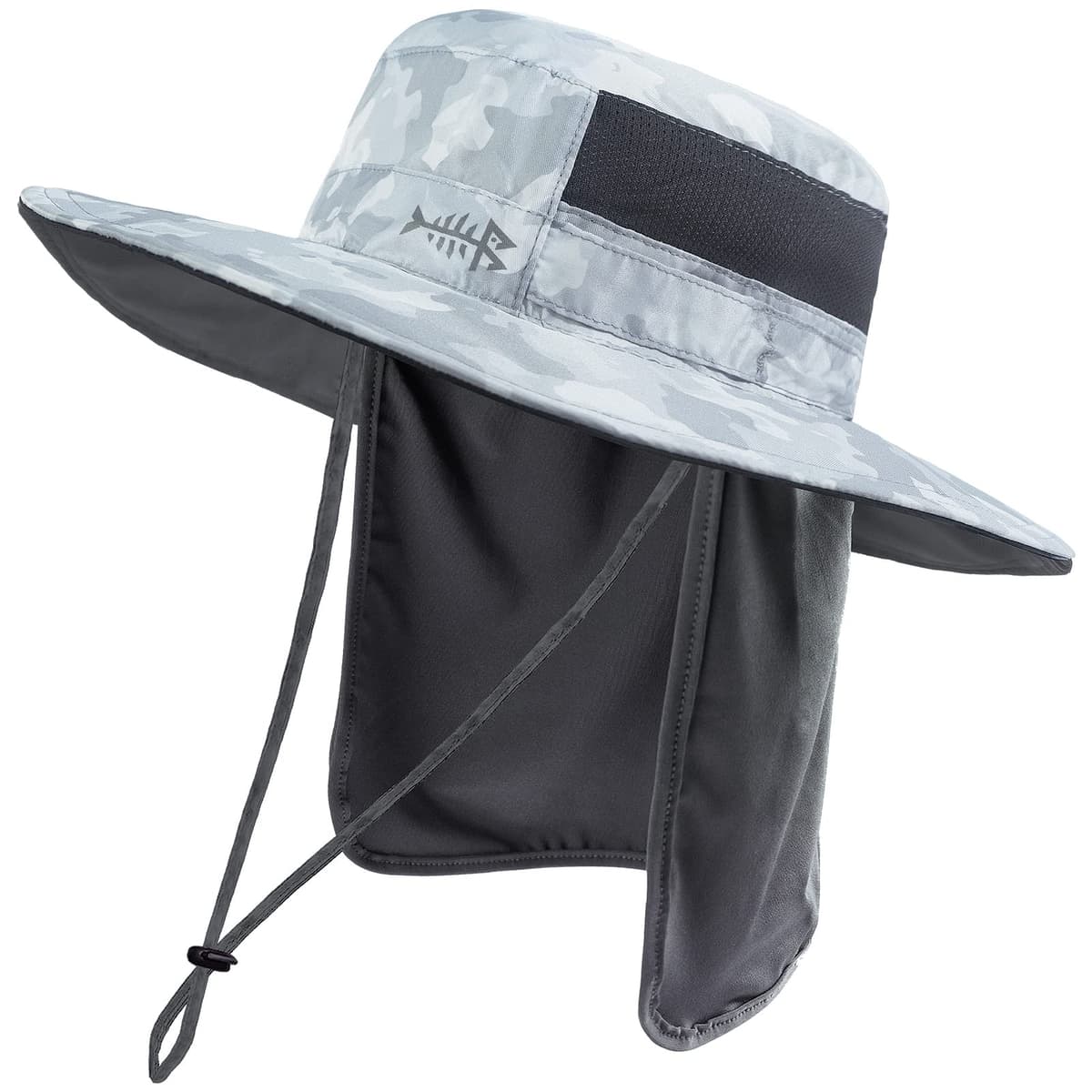 Bassdash UPF 50+ Sombrero de Pesca Solar Resistente al Agua con Solapa de Cuello Desmontable — view 9