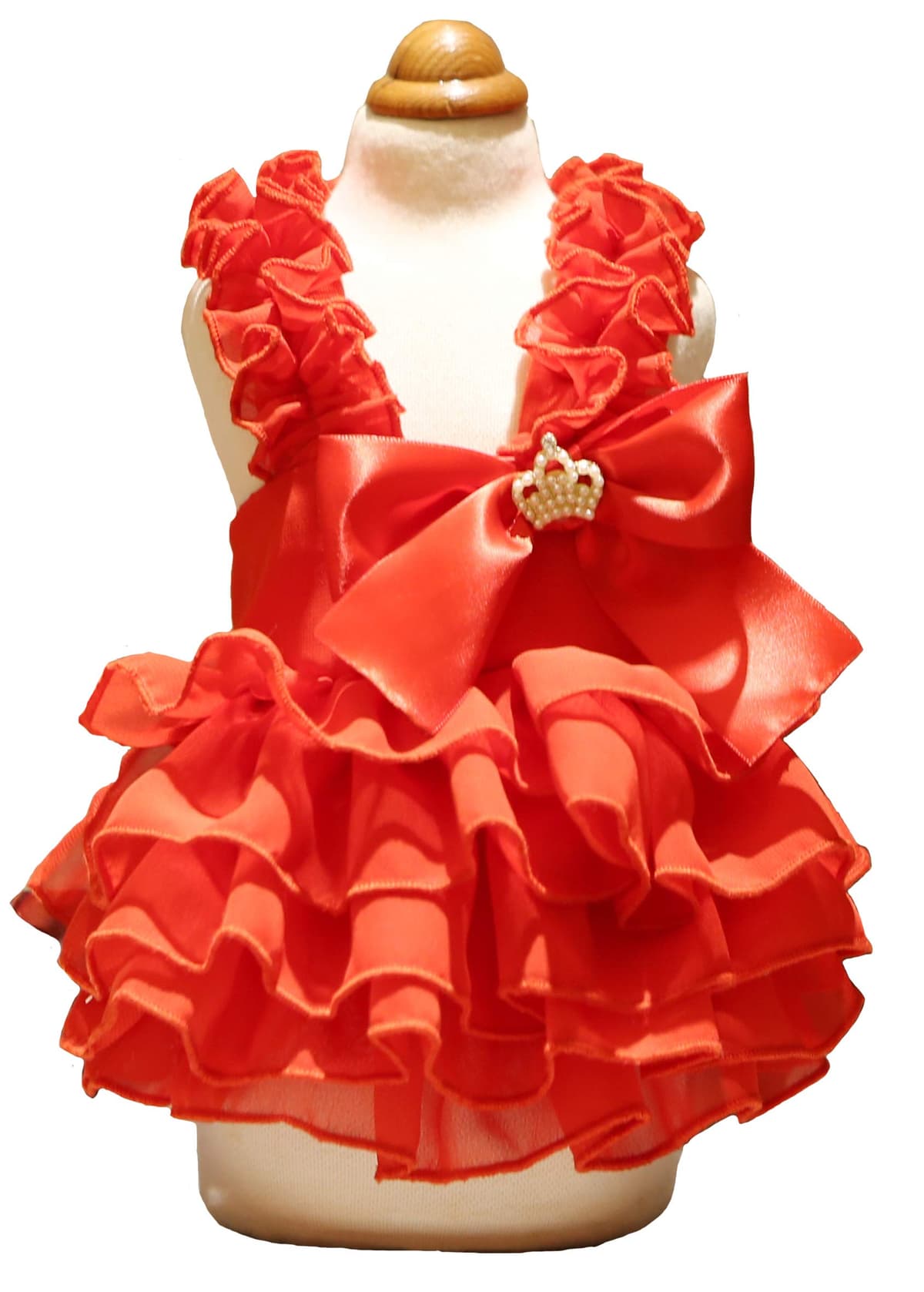 MaruPet Fashion Sweet Puppy Dog Chiffon Princess Dress for EXTRAL Small and Small Dog Pink S — view 40