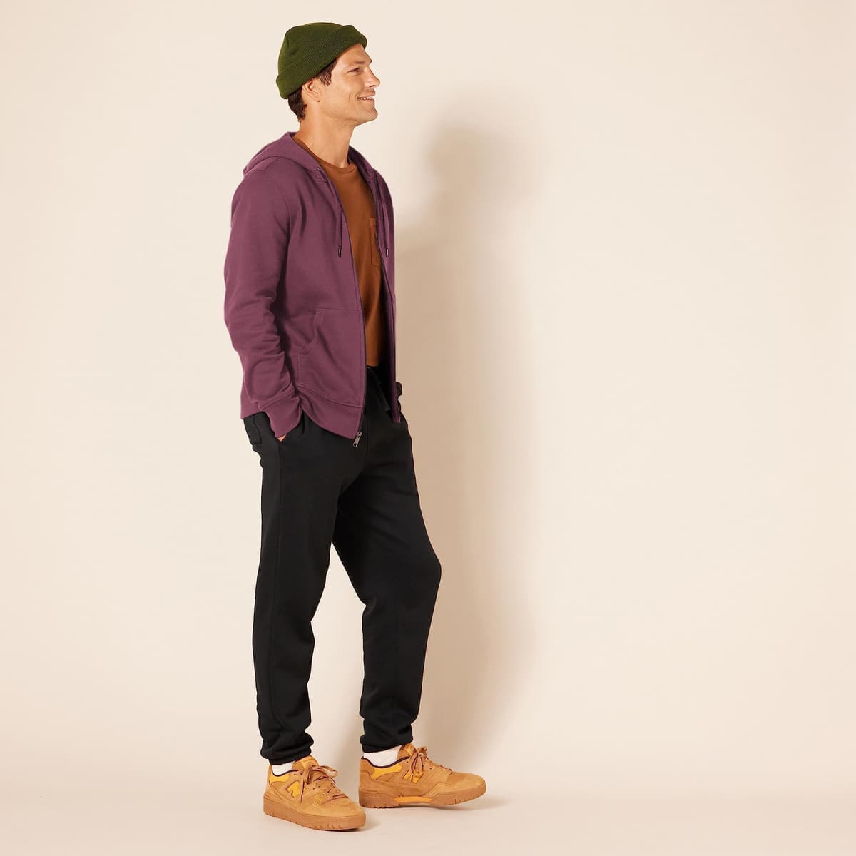 Amazon Essentials Chaqueta de Felpa con Cremallera Completa (Disponible en Tallas Grandes y Largos Especiales) Hombre — view 6