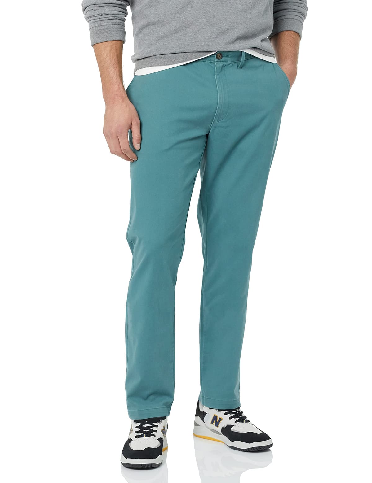 Amazon Essentials Pantalones Informales de Estilo Chino, Elásticos y de Corte Clásico Hombre — view 6