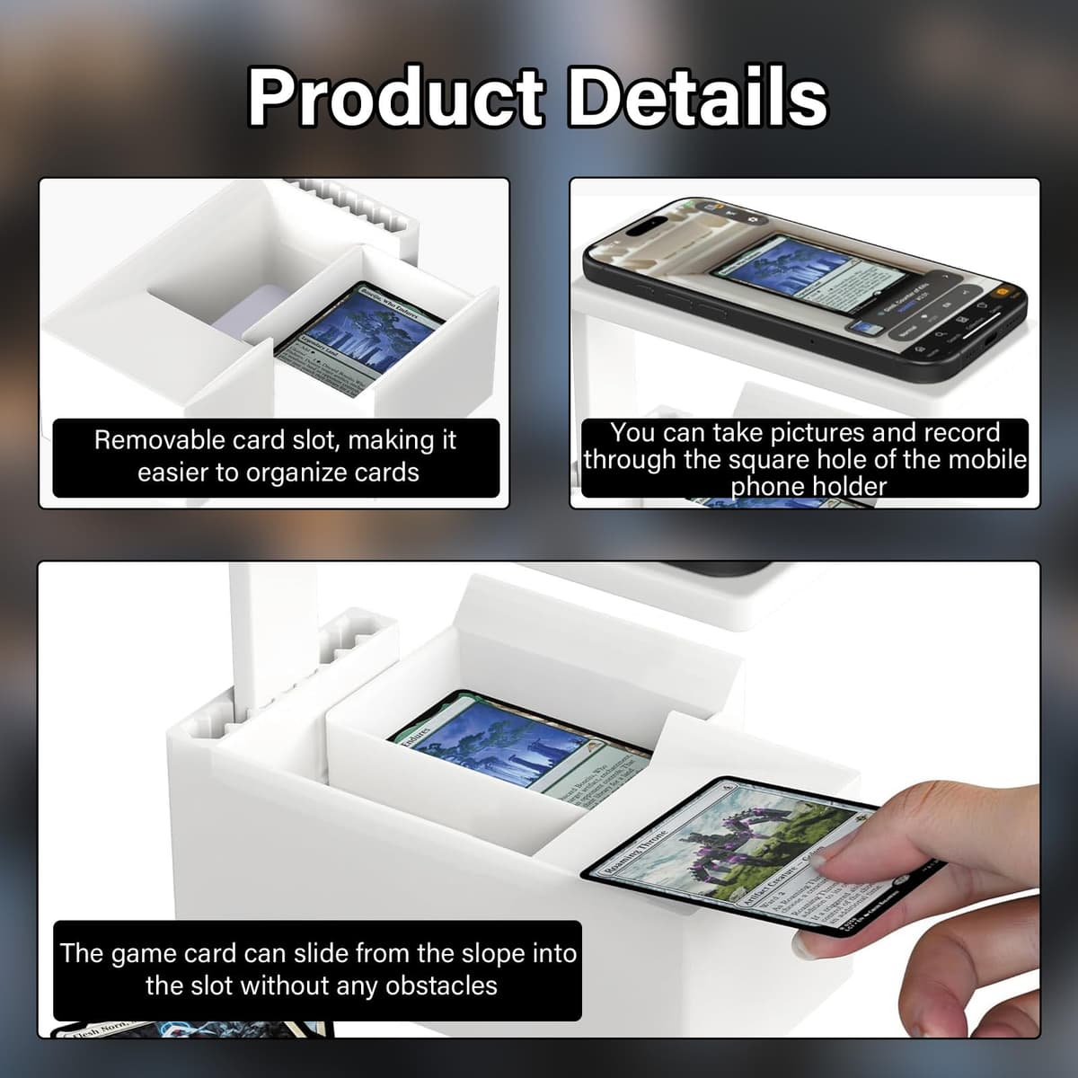 for MTG Card Scanner, Card Scanning Scanner, Card Scanners for Trading Cards, Fast for Mtg CardScanner, Quick MTGes Price Checks for Magics TCG, Card Scanners Stand — view 3