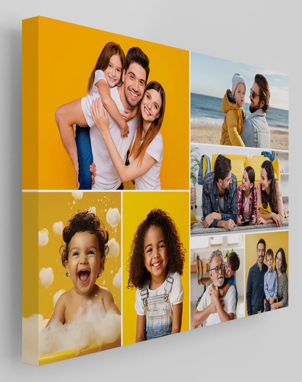 Star Online Personalised Canvas Photo Prints Pictures Birthday Frames Gifts For Mum,Dad Custom & Wall Art Holiday Memory (20x25cm (8x10in)) — view 13