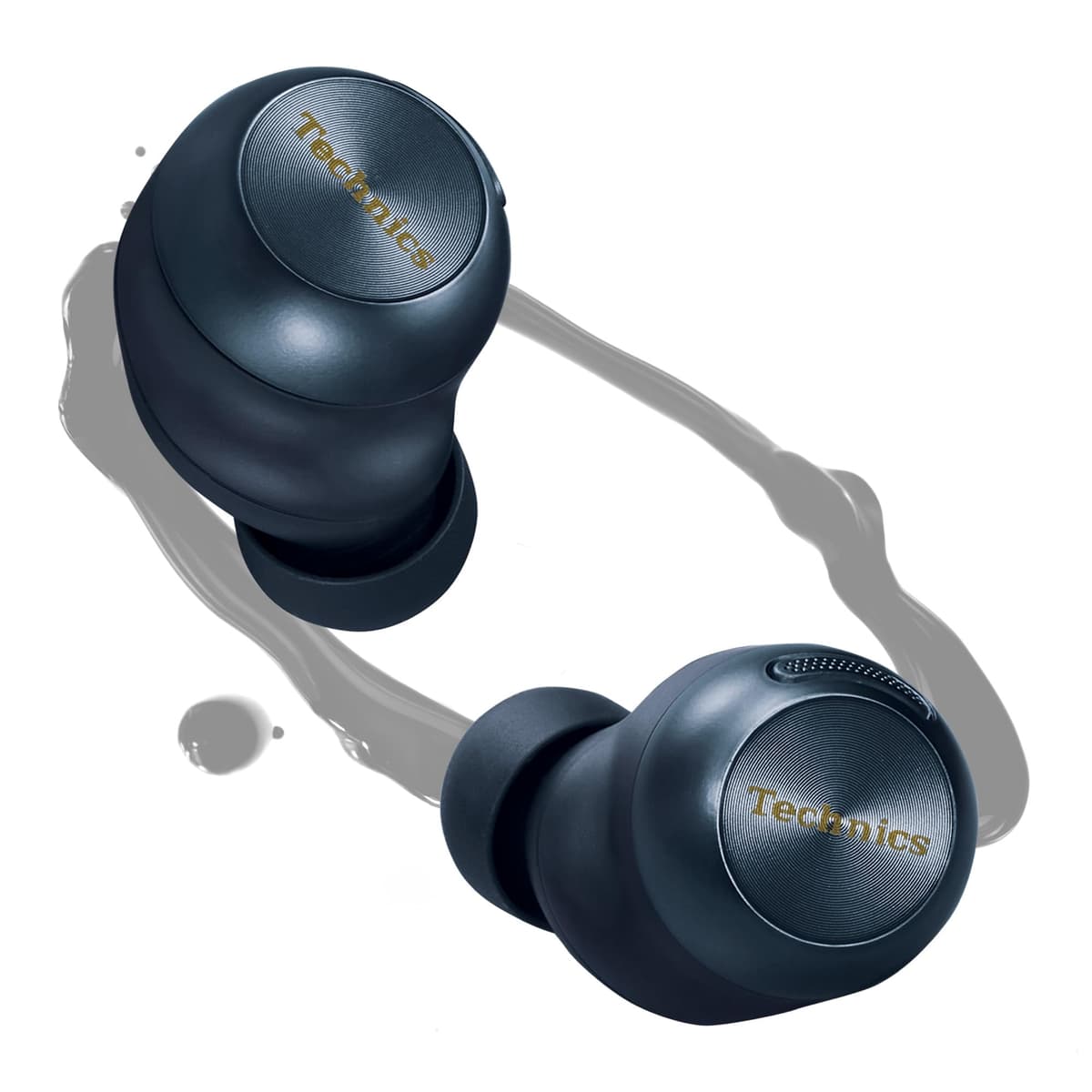 Technics Reference Class Hi-Fi Wireless Earbuds,Dolby Atmos with Head Tracking,Adaptive Noise Cancelling,3 Device Multipoint, 10-hr Battery,Wireless Charging,Improved Fit -EAH-AZ100-A (Blue) — view 2