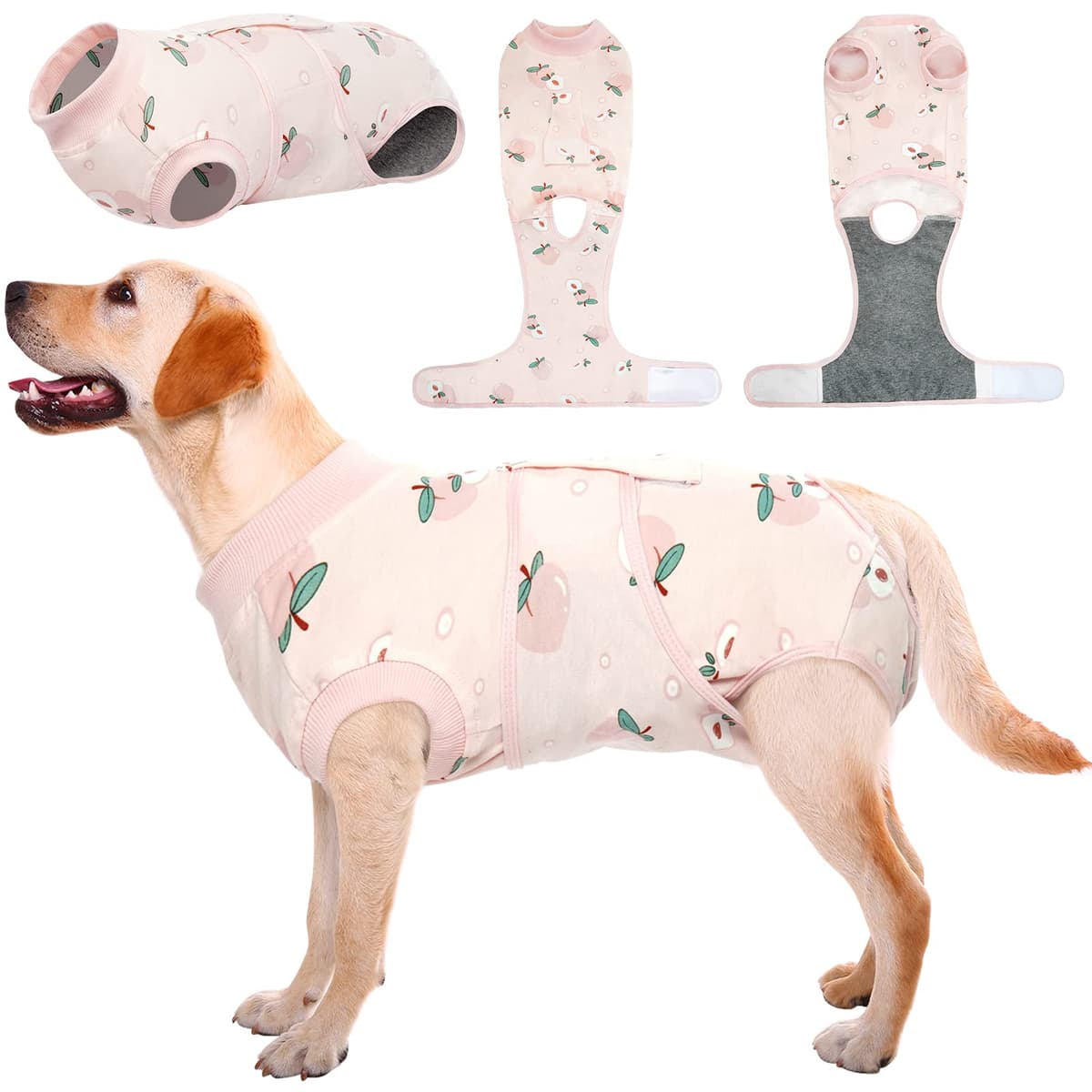 Kuoser Dog Recovery Suit Female, Dog Onesie for Surgery, Female Spay and Male Neuter Onesie for Post-Op Care, Prevent Licking Puppy Onesies — view 11