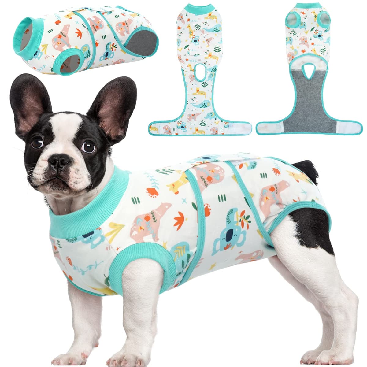 Kuoser Dog Recovery Suit Female, Dog Onesie for Surgery, Female Spay and Male Neuter Onesie for Post-Op Care, Prevent Licking Puppy Onesies — view 16