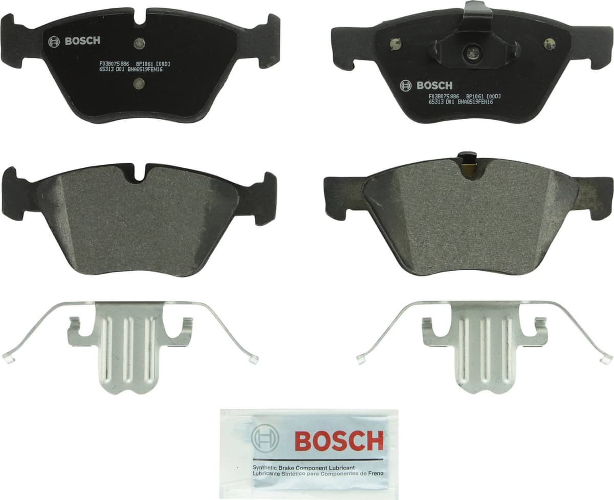 Bosch BC914 QuietCast Premium Ceramic Disc Brake Pad Set For: Acura ILX; Honda Accord, Civic, CR-V, Element, Fit, Front — view 211