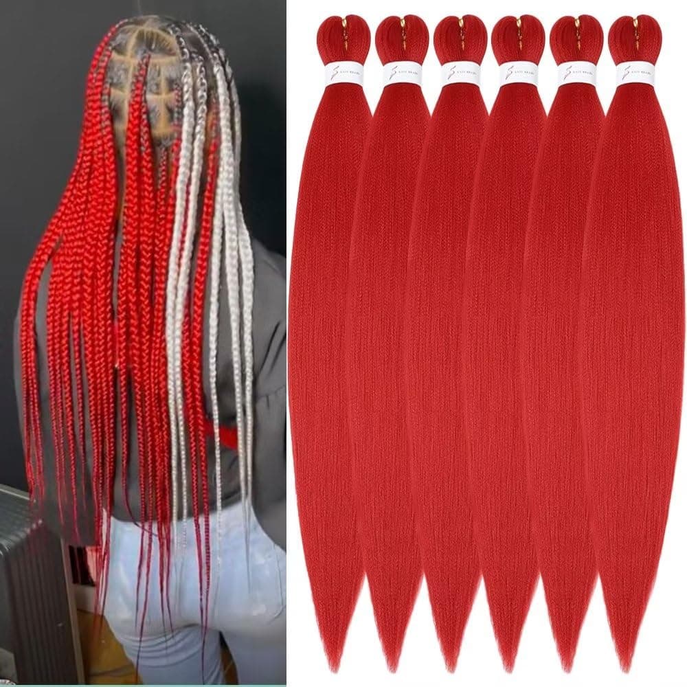 YDDM Capelli Per Treccine Africane Azul Extension Treccine Texture Yaki Easy Install per Principianti 26 Pollici 3 Pezzi Capelli Leggeri e Naturali per Box Braids, Twist e Crochet — view 14