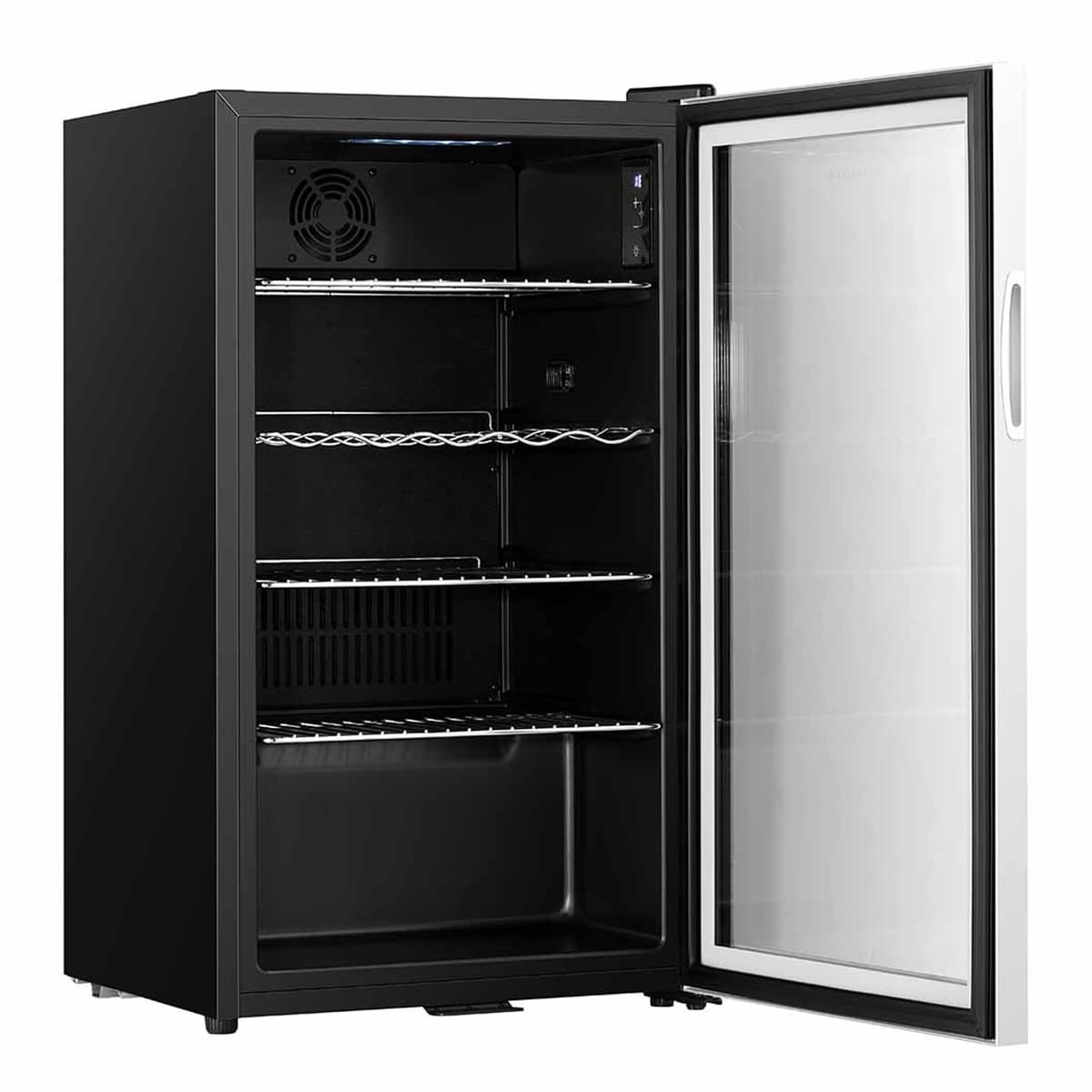 Subcold Super85 LED - Under-Counter Fridge | 85L Beer, Wine & Drinks Fridge | LED Light + Lock and Key | Energy Efficient (Silver, 85L) — view 4