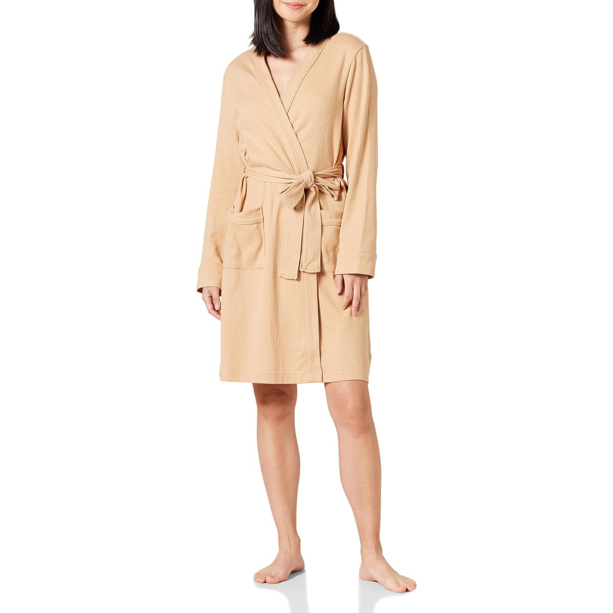 Amazon Essentials Women's Lightweight Waffle Mid-Length Dressing Gown (Available in Plus Size) — view 24
