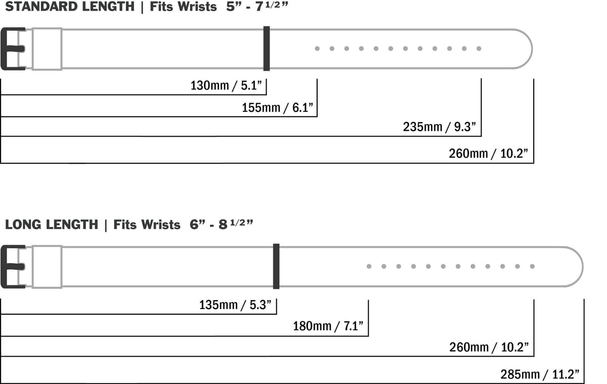 BARTON Military Style Straps - Choice of Color, Length & Width (18mm, 20mm, 22mm or 24mm) - Ballistic Nylon Straps — view 6