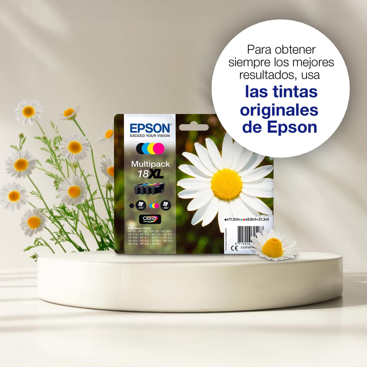 INK CARTRIDGE, T1801, 18, BLACK,ORIGINAL C13T18014010 By EPSON — view 3