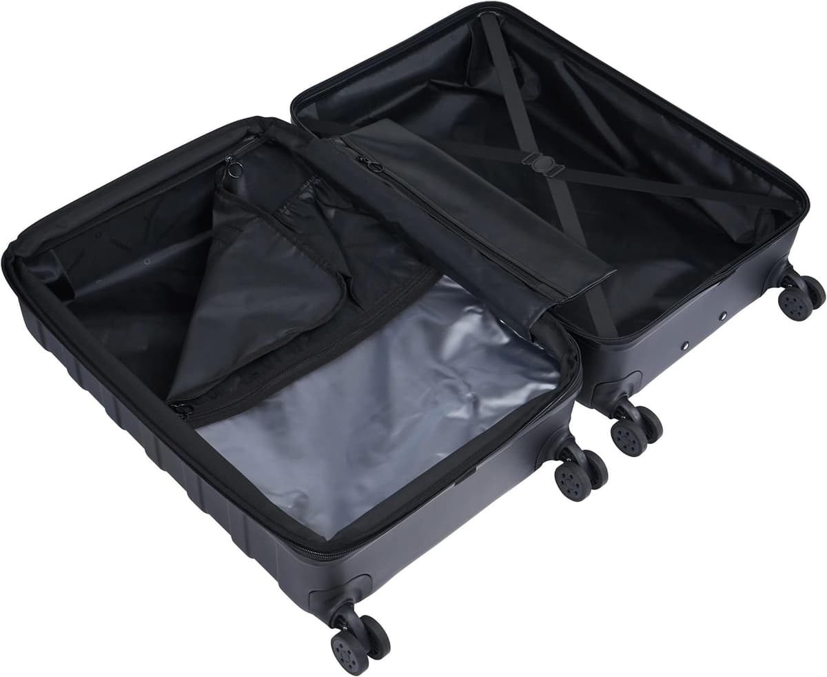 Cabin Max Anode 2-Piece Luggage Set – 100L Hold Check-in Case & 40L (55x40x20) Cabin Case, Hard Shell Spinner Wheels, Optimis — view 4