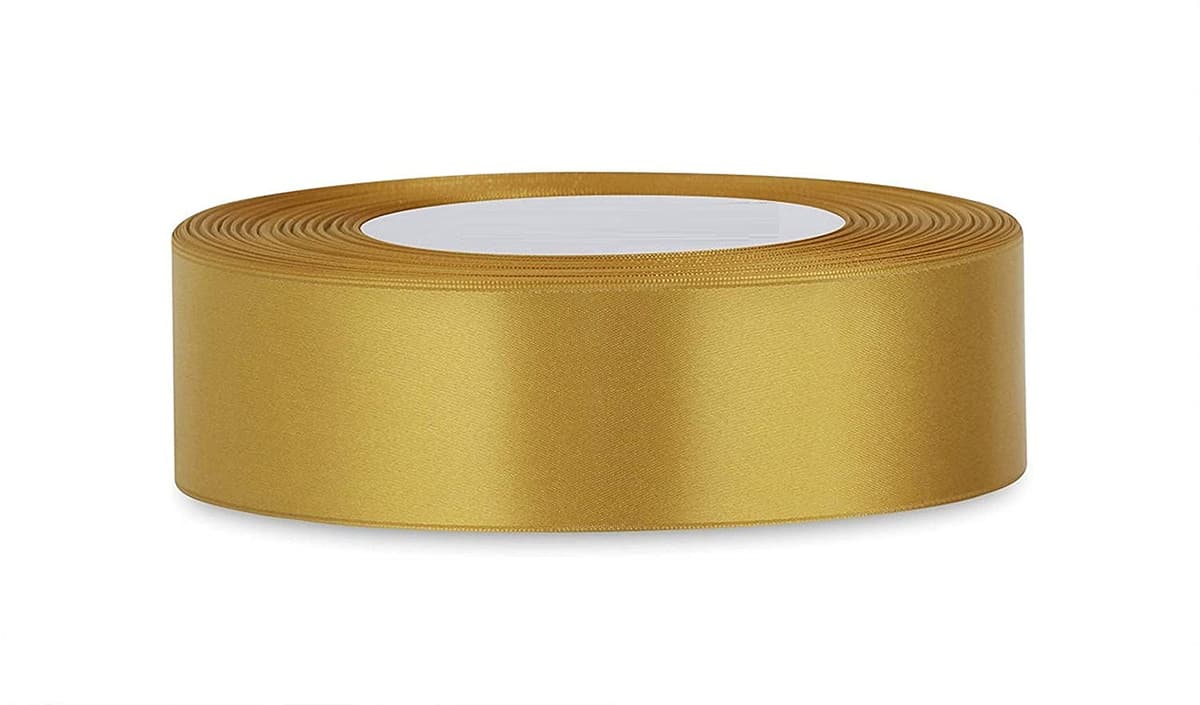Satin Ribbon. 38mm Wide 5 Meters (Dark Green) Gift Wrap Ribbon, Ribbons for Gift Wrapping, Christmas Ribbon, Gift Wrapping Ribbon for Crafting, Wedding Party Decor — view 130