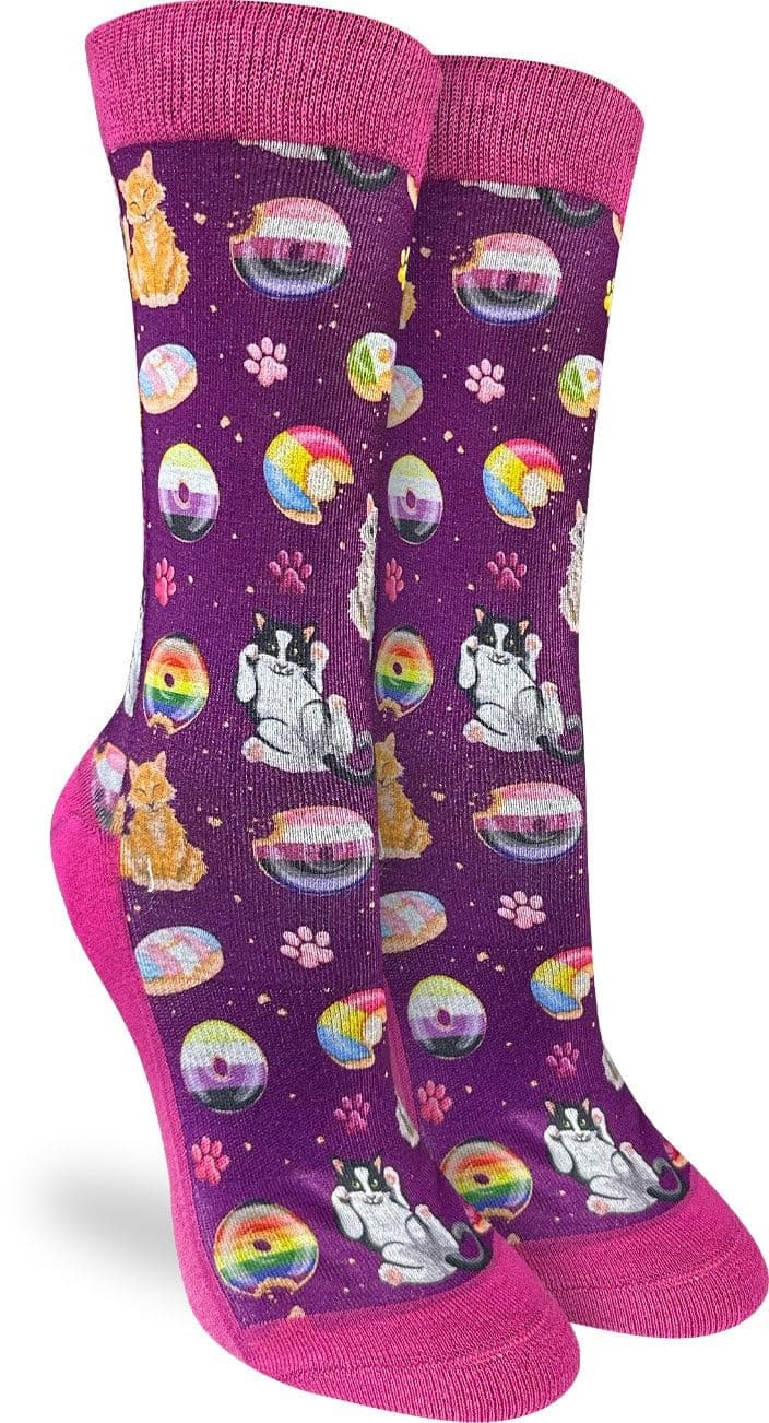 Good Luck Sock Women's Floral Dinosaurs Socks, Shoe Size 5-9 — view 101