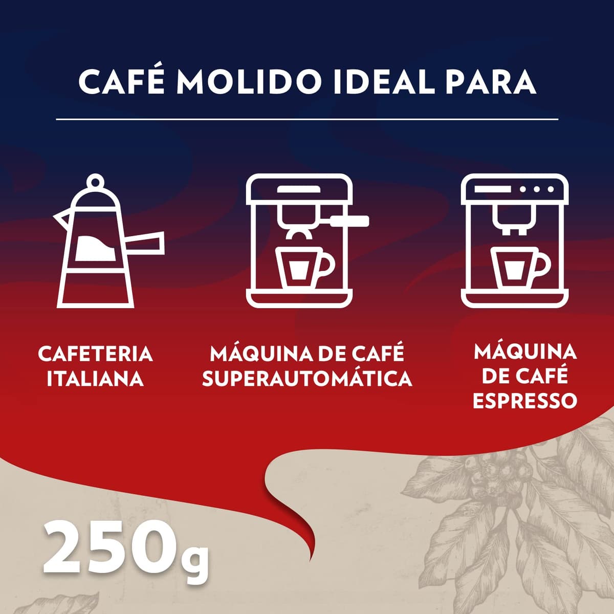 Lavazza, Crema e Gusto Classico, Café Molido Natural, Ideal para Cafetera Italiana, de Filtro y Francesa, con Notas Aromáticas de Especias, Arábica y Robusta, Intensidad 7, Tueste Oscuro, 250 g — view 7
