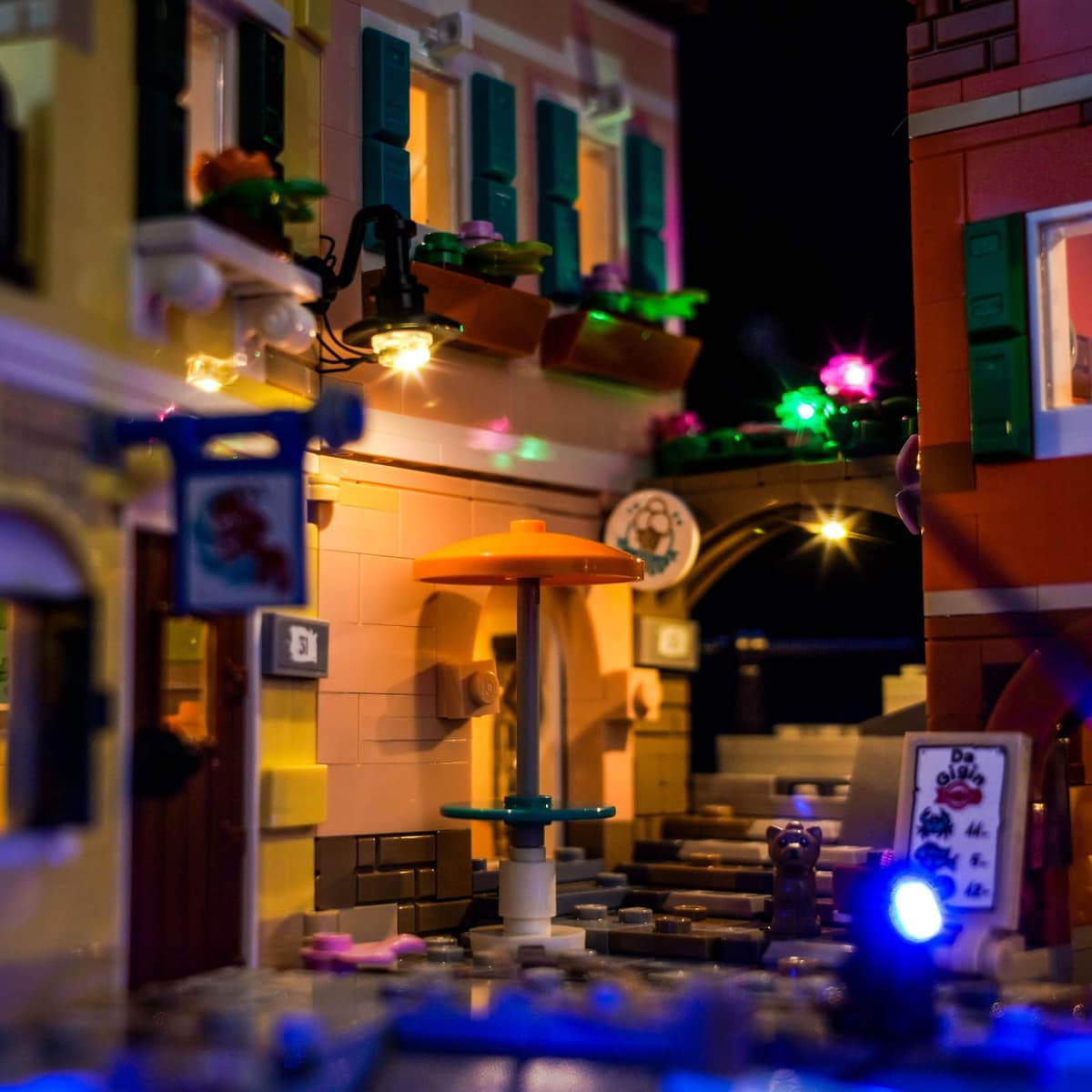 Juego de luces LED compatible con Lego 21359 Riviera italiana (no modelo), juego de iluminación decorativa compatible con Lego Italian Riviera juguete creativo — view 5