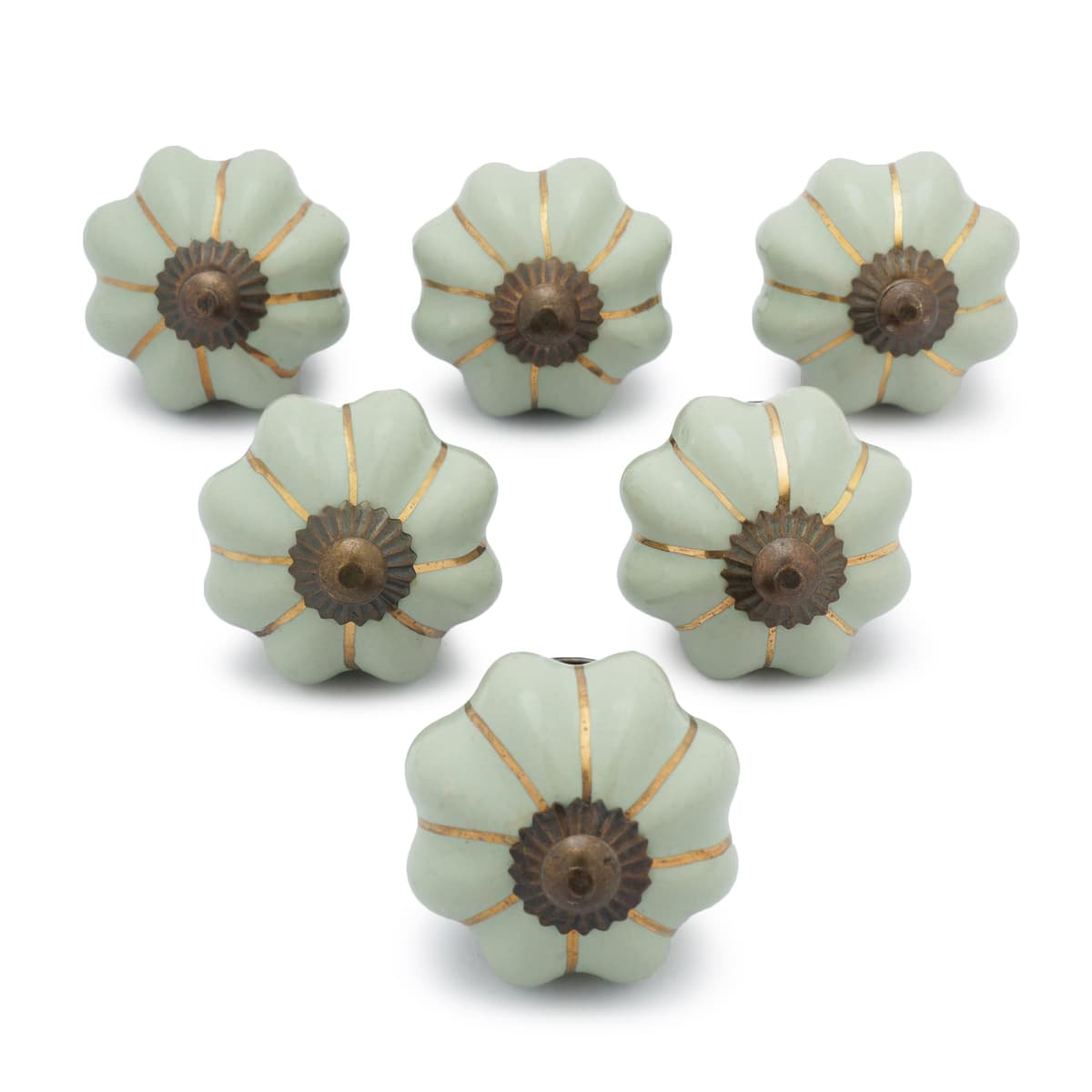 Ajuny Vintage Juego de 20 Pomos de Cerámica Blanca para Cómoda Cajón Armario Cocina Moderna Baño y Dormitorio Tiradores Decorativos Hechos a Mano — view 14