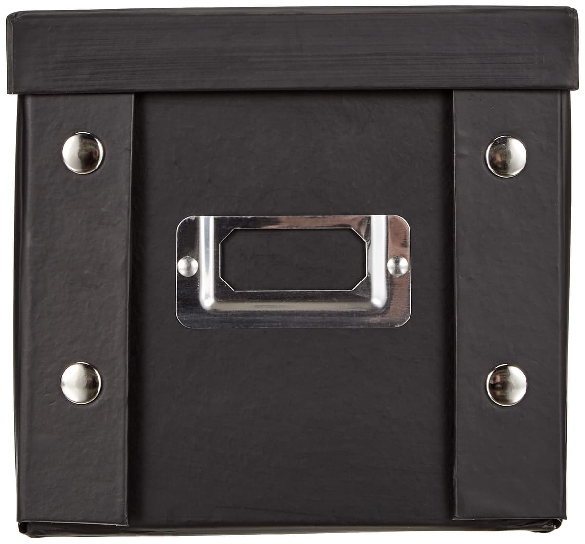 Zeller 17938 Caja de Almacenaje, Cardboard, Negro, 16.5x28x15 cm — view 3