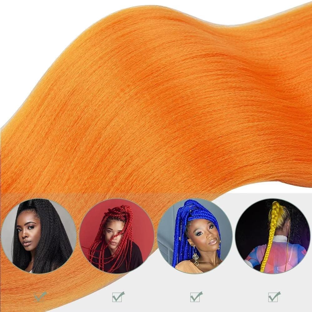 YDDM Capelli Per Treccine Africane Morado Extension Treccine Texture Yaki Easy Install per Principianti 32 Pollici 3 Pezzi Capelli Leggeri e Naturali per Box Braids, Twist e Crochet — view 210