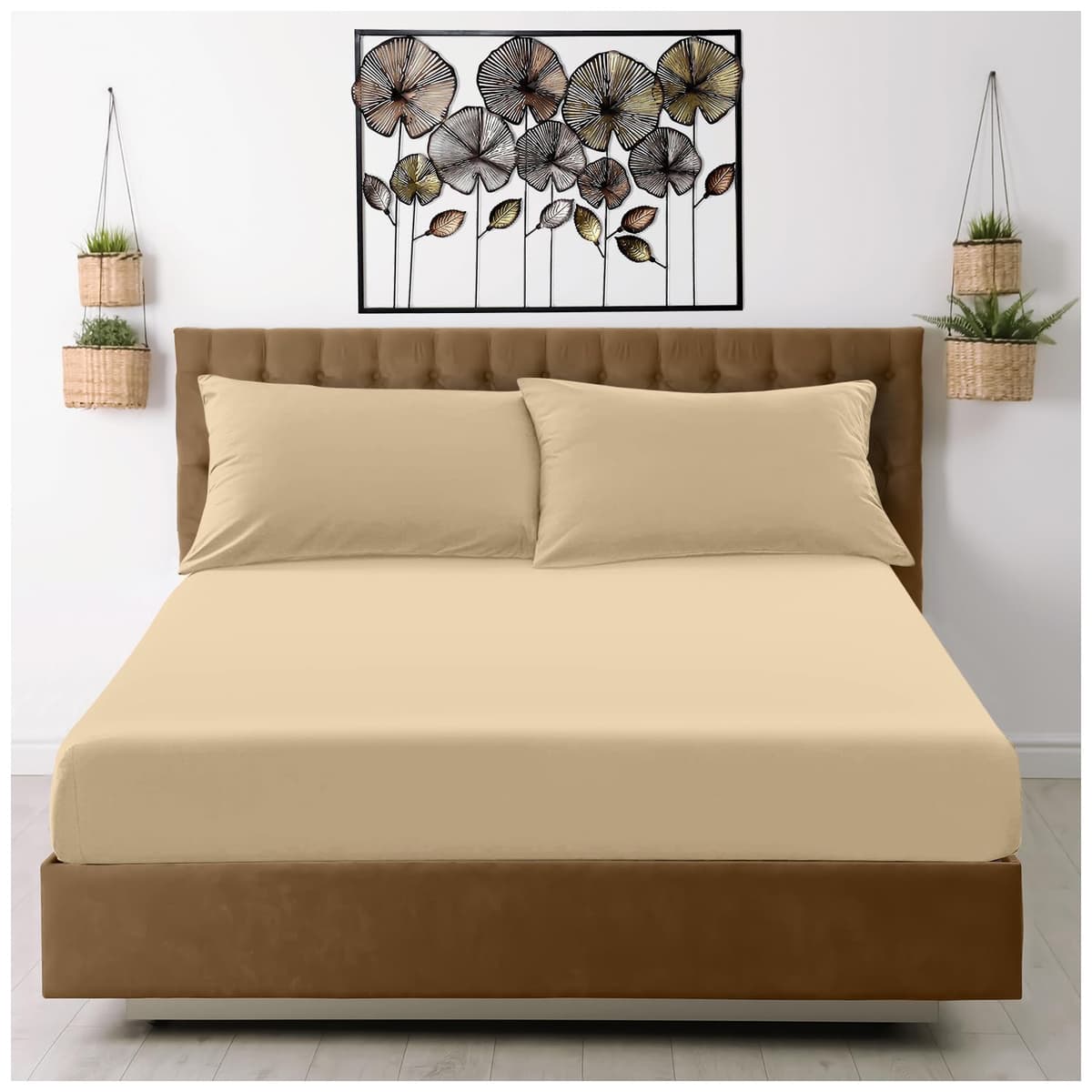 GC GAVENO CAVAILIA Fitted Sheet Single Bed (91 x 190cm) - Grey Bedding Sheets - Plain Dyed Microfiber Bed Sheets Single - (10 inch) 25cm Deep Pocket Bottom Sheet - Easycare - Wrinkle & Fade Resistant — view 68