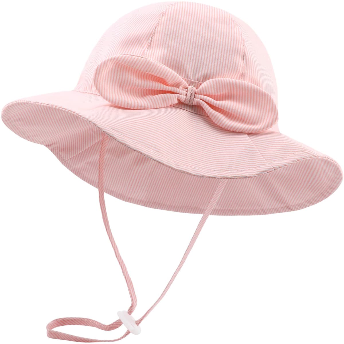 DRESHOW Unisexo Bebé Niña Niño Sombrero de Sol Verano Algodón Ajustable Pescador Gorra Protección de Sol Anti UV Para Exteriores/Natación/Playa/Piscina UPF 50+ — view 22
