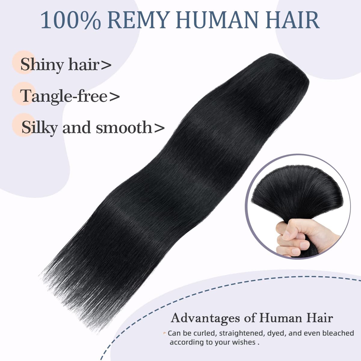 Silk-co 10inch Hair Extensions Clip in Hair Extension Human Hair #04 Medium Brown -Basic Thickness-Thin Weft- 8 Pieces Real Remy Straight Hair Extensions[50g] — view 206