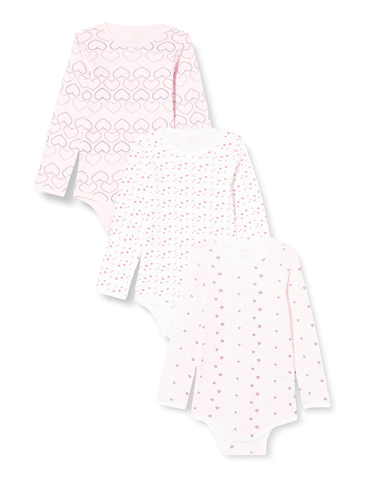 Care Baby Body Langarm aus 100% Baumwolle (3er Pack) — view 7