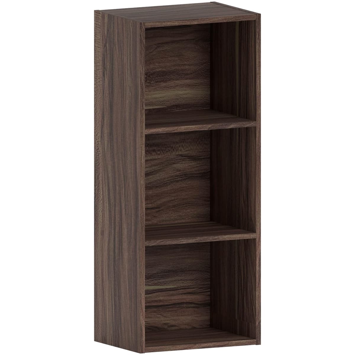 Vida Designs Oxford 3 Tier Cube Bookcase, White Wooden Shelving Display Storage Unit Office Living Room Furniture — view 33