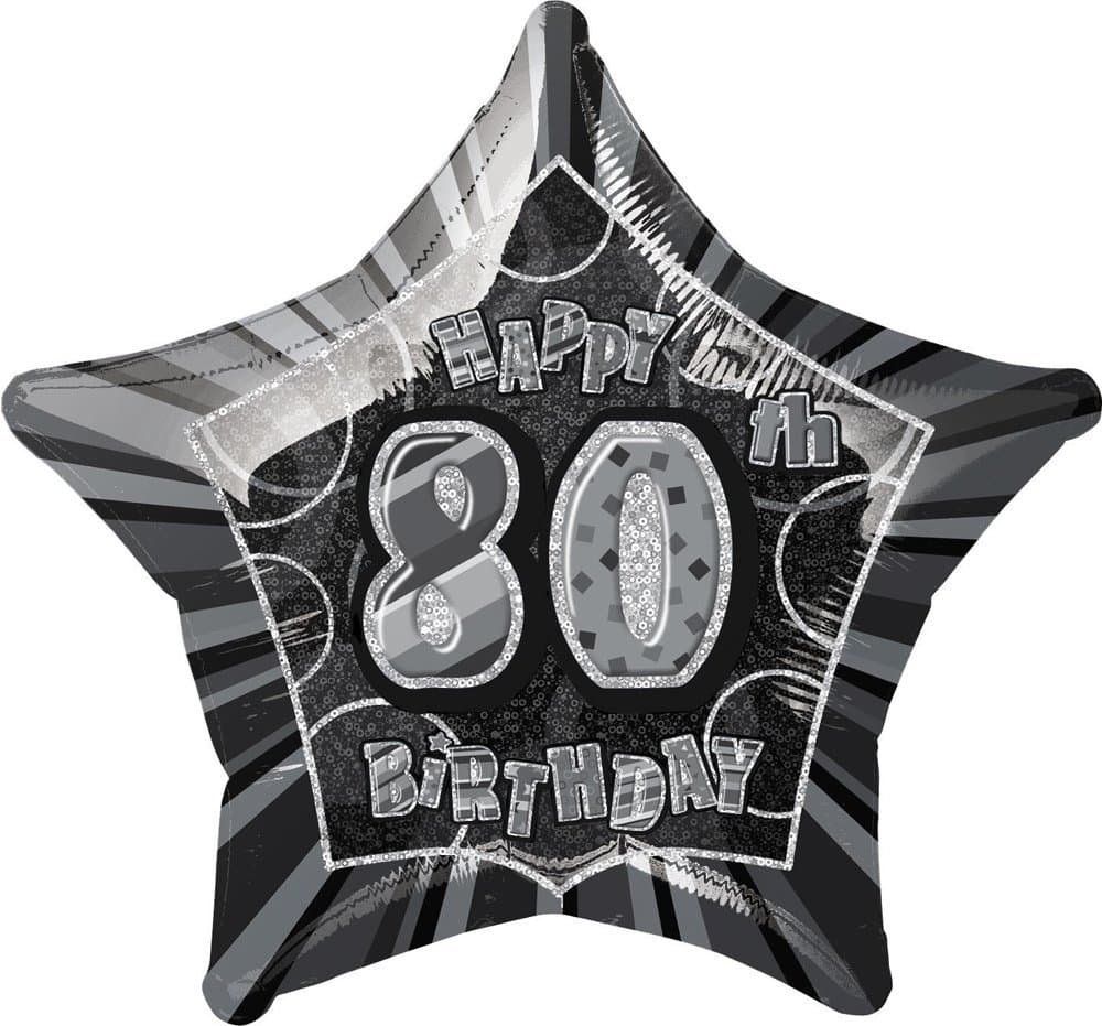 Unique Party 92068 - 9ft Foil Glitz Pink Happy 80th Birthday Banner — view 26