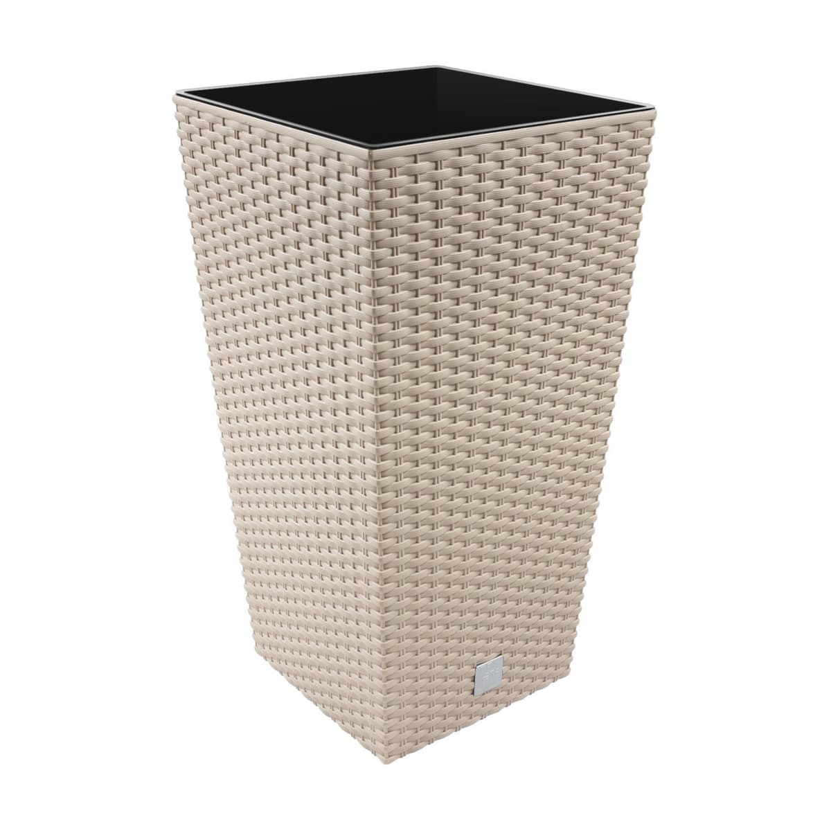 Maceta Rato de 49 litros con inserto 32,5 x 32,5 x 61 cm en color ocre oscuro — view 11