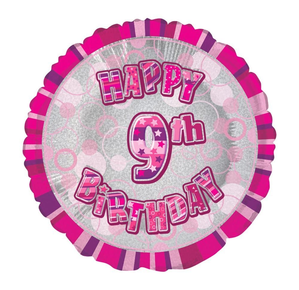 Unique Party 92068 - 9ft Foil Glitz Pink Happy 80th Birthday Banner — view 190