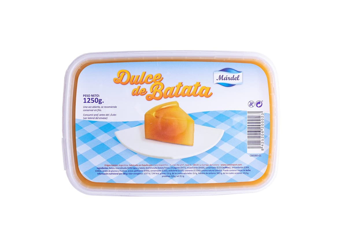Mardel Dulce De Batata, 1250g