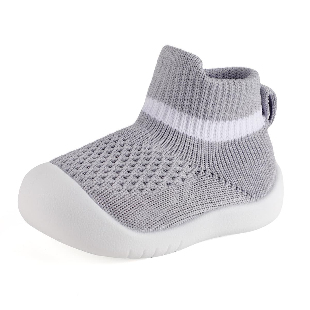 MK MATT KEELY Baby Shoes Boys Girls Sock Shoes Toddlers Pre Walkers First Walking Shoes with Anti Slip Rubber Sole