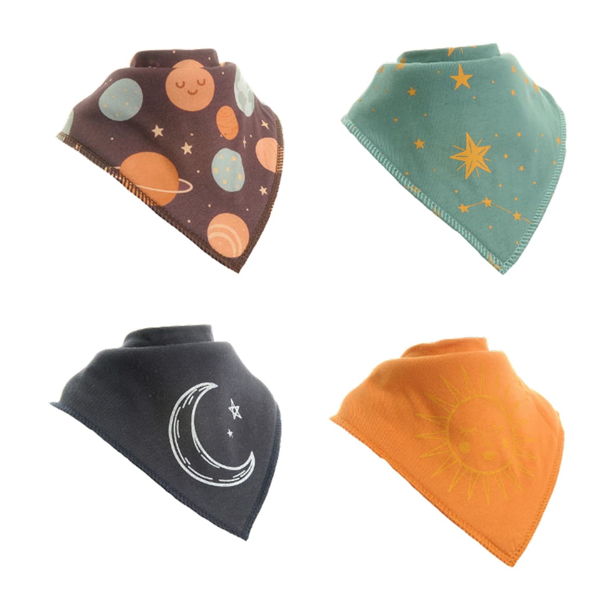 Bandana Dribble Bibs - Cotton Front Baby Bibs Newborn to 24 Months - Newborn Baby Gifts - Bibs For Comfortable Kids — view 22