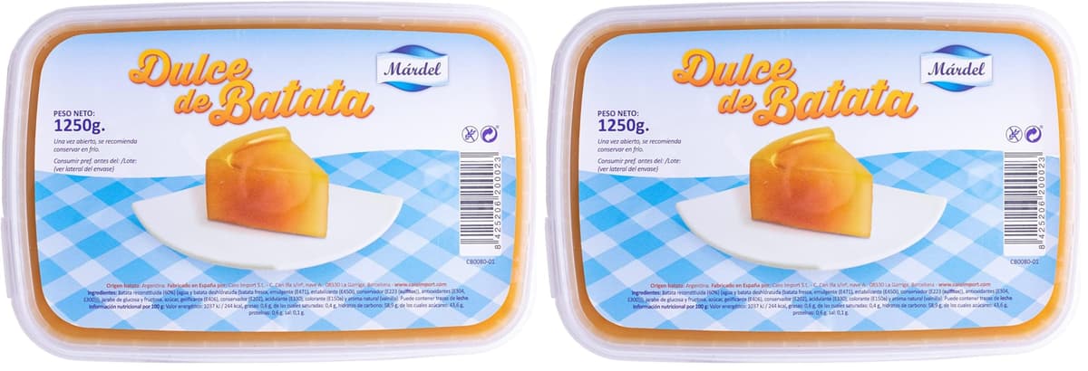 Mardel Dulce De Batata, 1250g — view 3