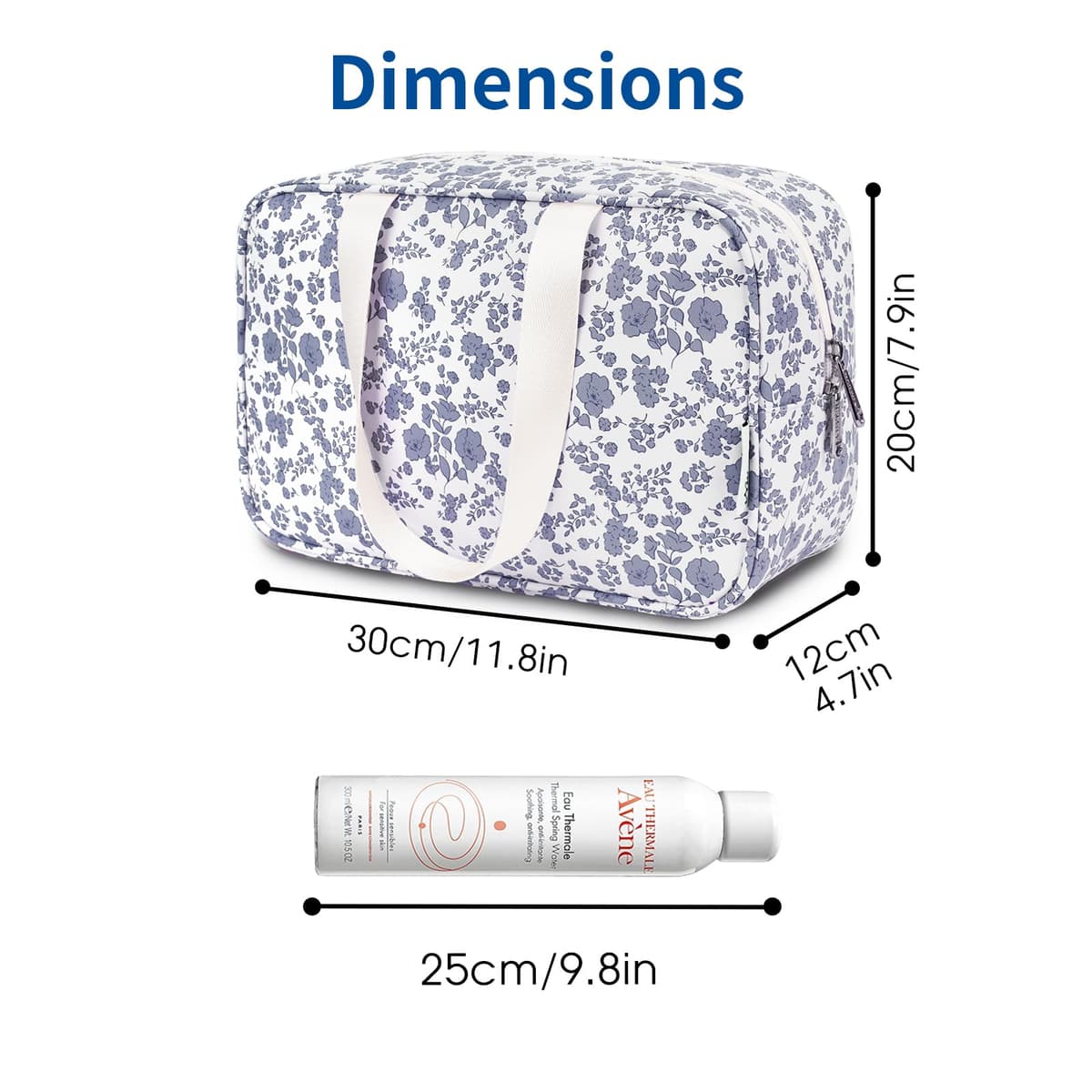 Narwey Toiletry Bag, Large Toiletry Bags for Women, Full Size Wash Bag Women, Large Makeup Bag with Handles, Portable Toiletries Bag for Travel, Make up Cosmetic Organizer for Essentials — view 4