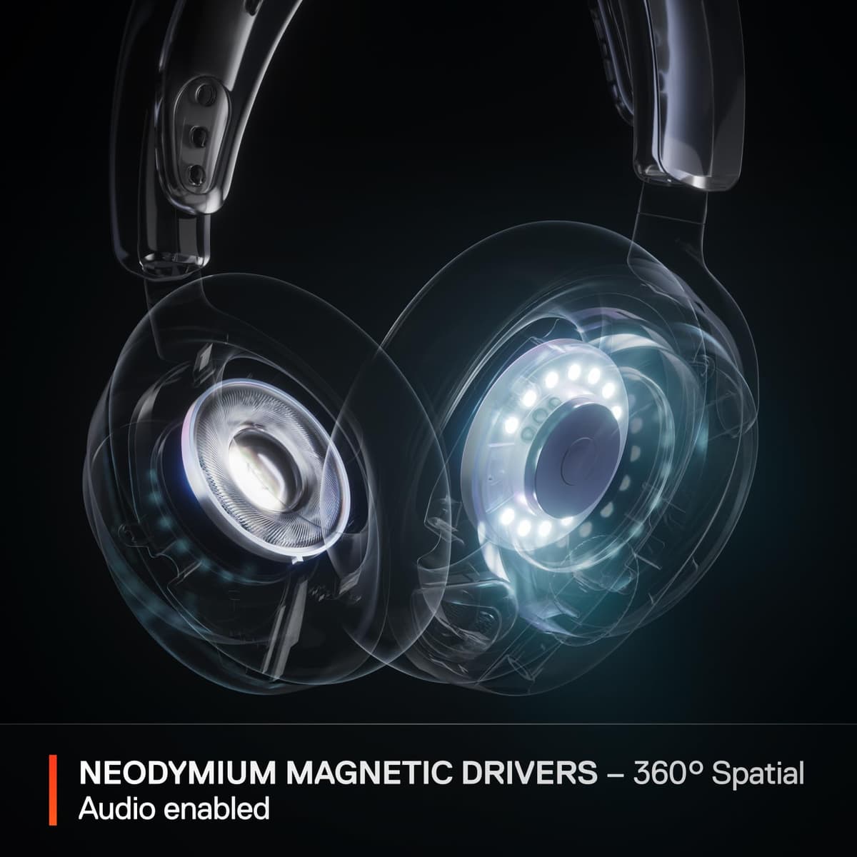 SteelSeries Arctis Nova Pro Wireless - Multi-System Gaming Headset (PS5 & PC / Switch + Bluetooth) - Unlimited Battery Life; 2 Hot-Swap Batteries - Active Noise Cancellation - ClearCast Gen2 Mic — view 4