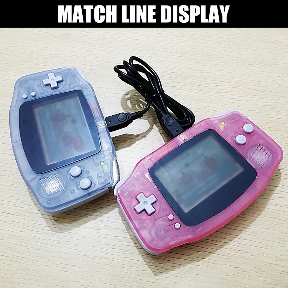 Link Cable para Nintendo Game Boy Color y GBA SP, Cable de Conexión Portátil de 1.2 m para 2 Jugadores (Negro) — view 5