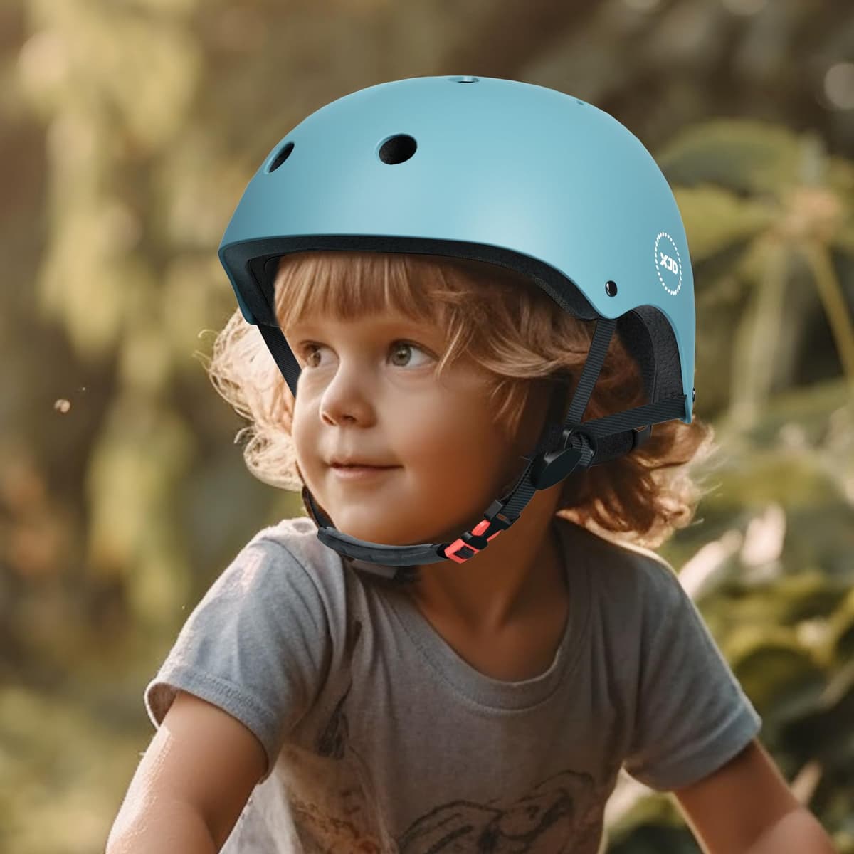 XJD Casco de Ciclismo para Niños Ajustable Casco Bicicleta Niño Casco Infantil Patinete Rollerskate de 3 a 14 Años Protecciones para Múltiples Deportes — view 2