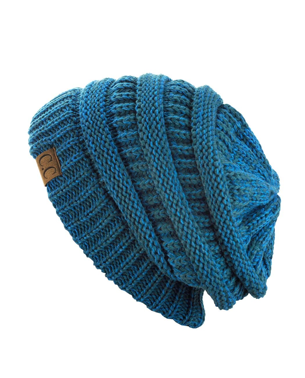 Warm Chunky Soft Stretch Cable Knit Beanie Skully — view 2