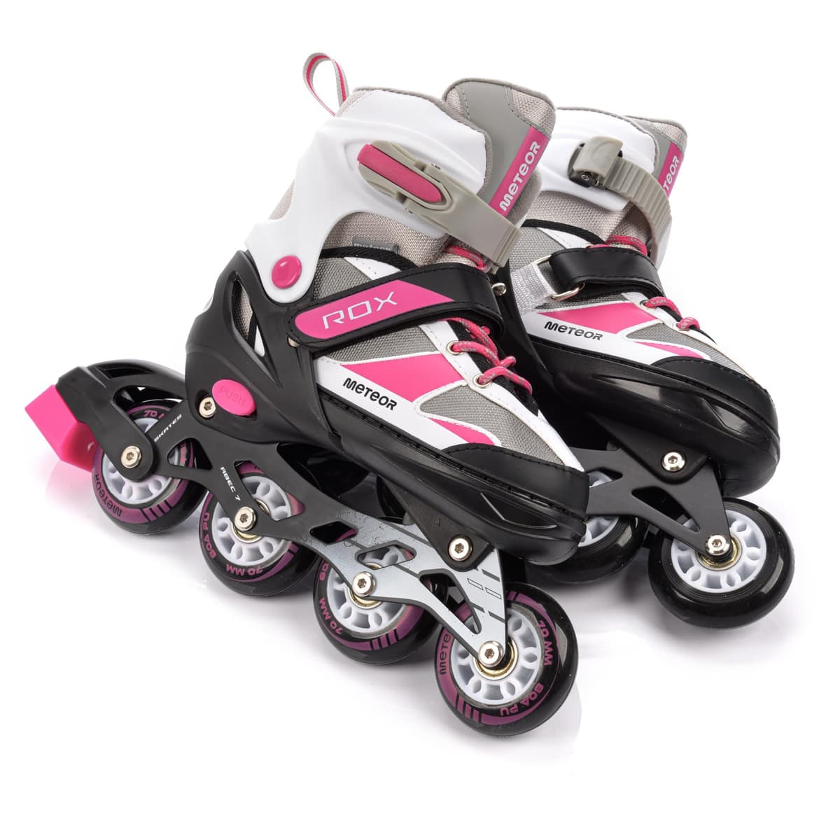 Patines Línea Ajustables para Niños Jouvenes y Adolescentes Mujer y Hombre Patines de Linea con ABEC7 - Forro Interior - Tamaño Ajustable — view 3